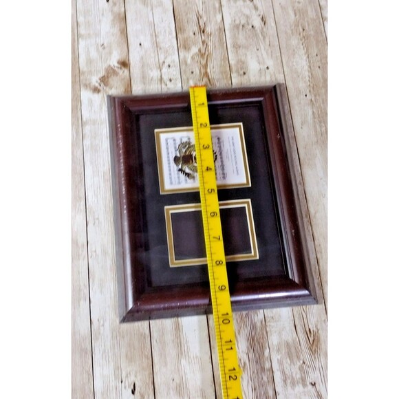 US Army Military Picture Frame Music Sheet Lyrics "The Army Goes Rolling Along" - Picture 6 of 6